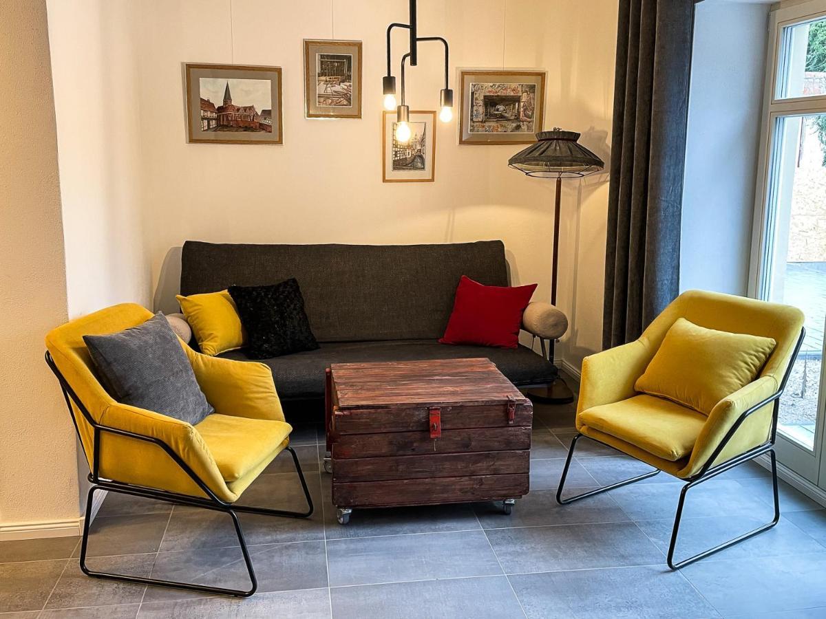 Stilvolle, Zentrale Ferienwohnung Bocksbruecke Mit Parkplatz Salzwedel Exterior foto
